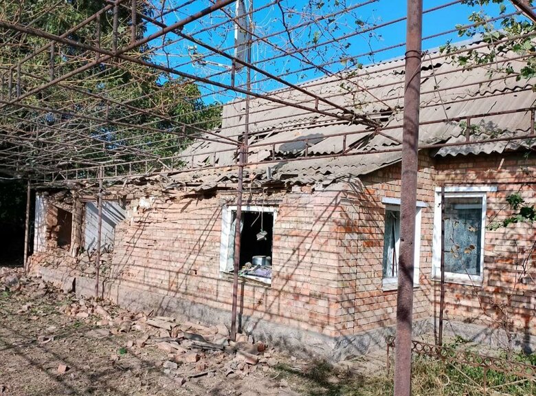 Russians shelled Nikopol - woman was injured, 10 houses, infrastructure object and power lines were damaged, - Dnipropetrovsk RMA 05
