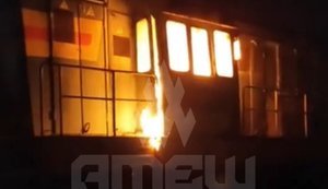 Партизаны движения "АТЕШ" сожгли тепловоз в Санкт-Петербурге. ВИДЕО