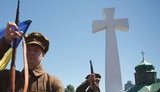 В Киеве открыли памятник УНР в виде Креста Симона Петлюры. ФОТОрепортаж