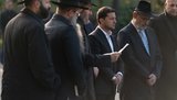 Зеленский с представителями Совета Федерации еврейских общин почтил память жертв массовых расстрелов в Бабьем Яре. ФОТО