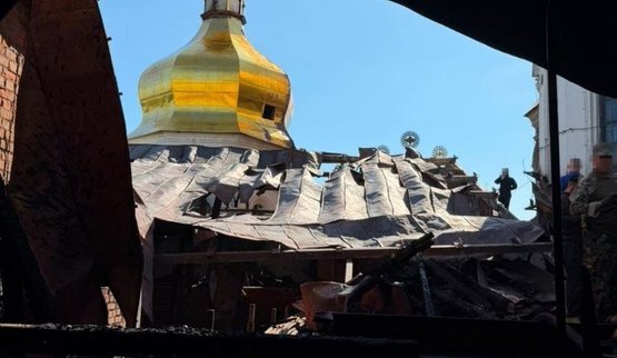 Рашисти вдарили по Києво-Печерській лаврі БпЛА "Герань", - СБУ. ВІДЕО+ФОТОрепортаж