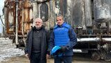 Директор МАГАТЕ Рафаель Гроссі відвідав електричну підстанцію Київська 4 лютого 2025 року