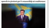 Янукович оконфузился на всю планету: "Его страх сыграл с ним плохую шутку". ФОТОрепортаж