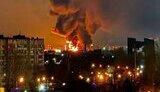 oil depot, fire