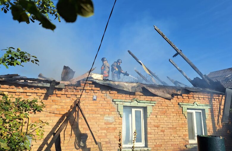 наслідки обстрілу Нікополя