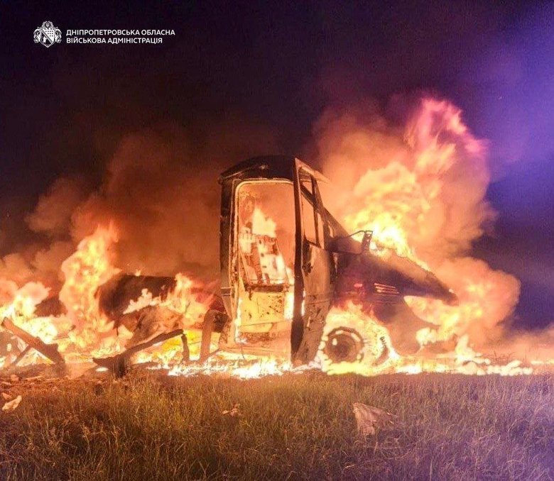 обстріл дніпропетровщини