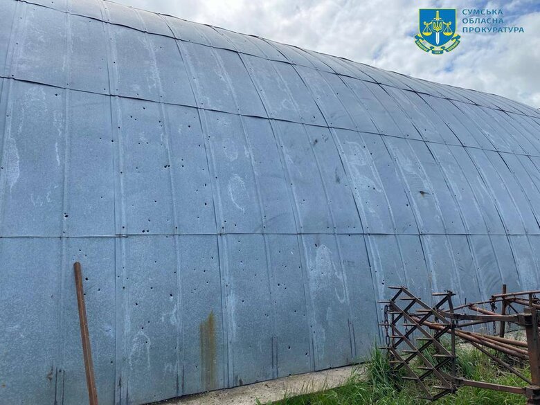 Occupiers shelled farm in Sumy region 03