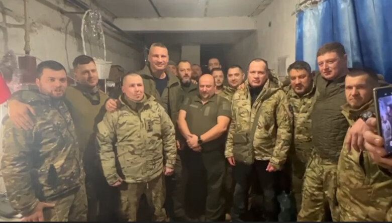 Klitschko celebrated New Year with his defenders in Bakhmut at their invitation 01 Klitschko celebrated New Year with his defenders in Bakhmut at their invitation 01