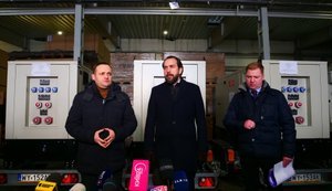 До Києва доставили першу партію з 400 генераторів від уряду Польщі