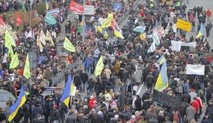 Поддержать Тимошенко едут со всей Украины: завтра в Киеве ожидается 20 тысяч протестующих
