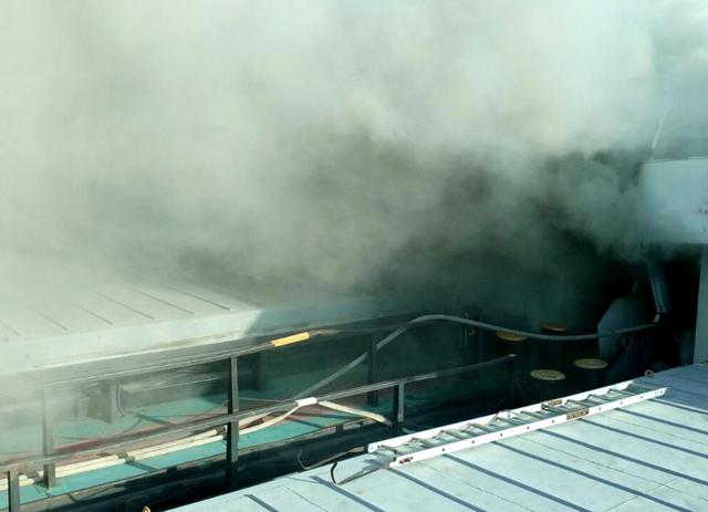 На вантажному судні в Одеській області сталася пожежа 01