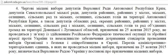 выборы документ