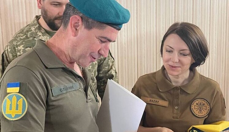 Maliar on latest battlefield reports: mood is good. PHOTO
