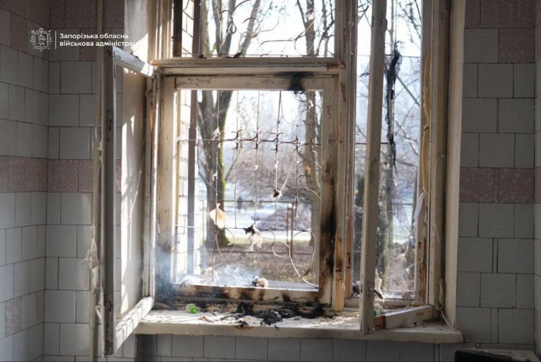 Удар РФ по пологовому будинку в Запоріжжі