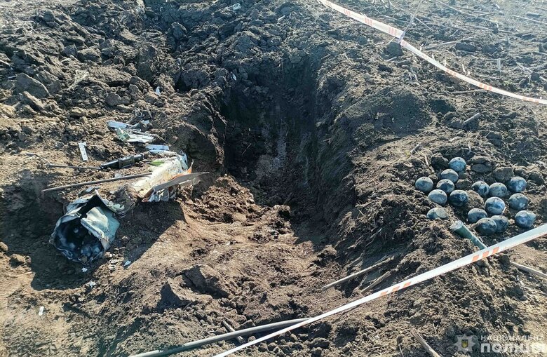 На Кіровоградщині знешкодили касетну бойову частину російської ракети