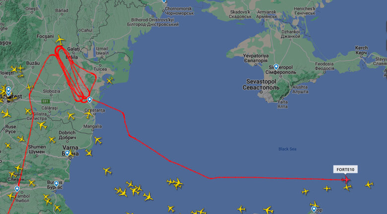 USA sent new reconnaissance drone to Black Sea 01