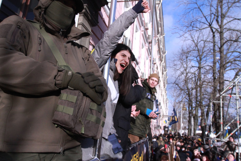 Хода на підтримку Порошенка з-під Печерського суду до Офісу Зеленського 07