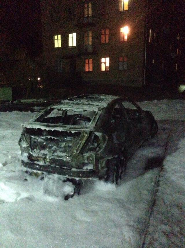 поджог автомобиль