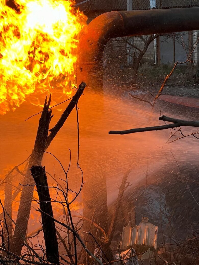 Унаслідок обстрілу пошкоджено газопровід
