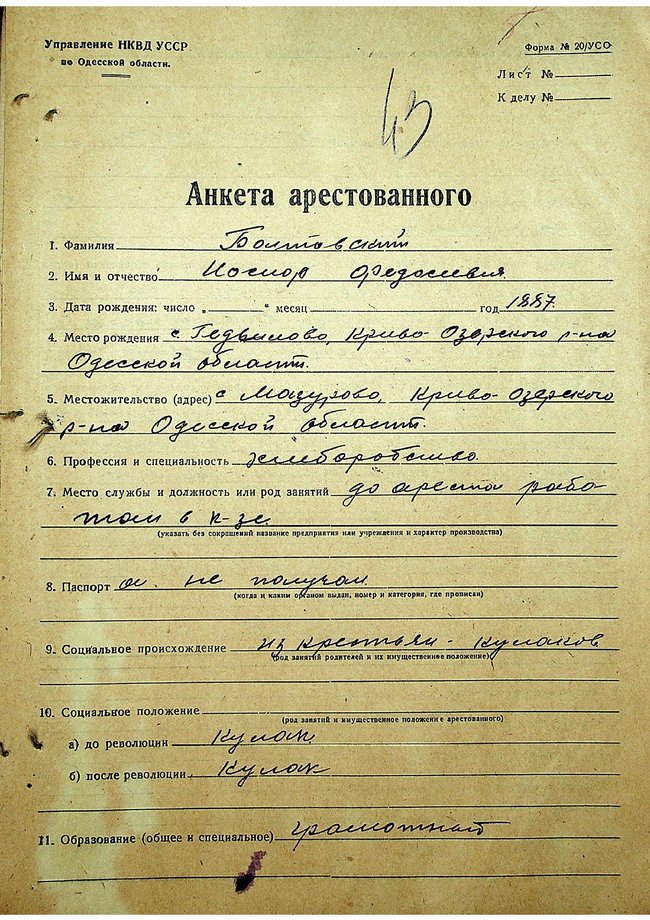 Вразила кількість доносів: як родина аграрія з Миколаївщини дізналася правду про його розстріл 02