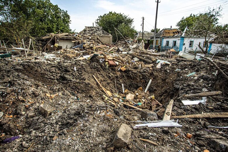 Chaplyne after terrible Russian strike on Independence Day 01