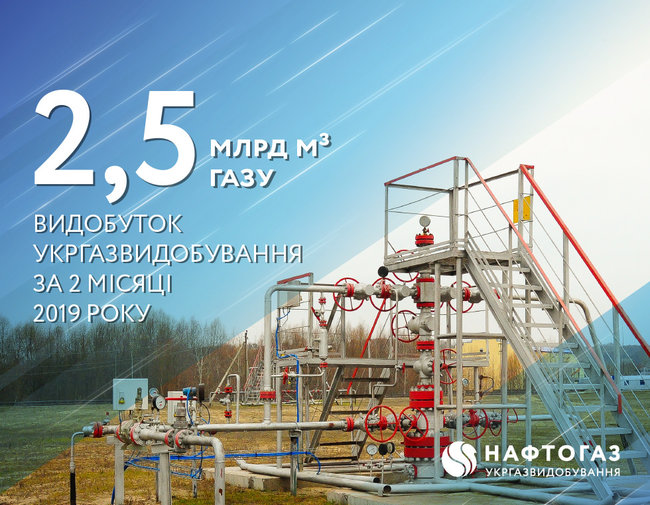 Укргаздобыча увеличила добычу газа на 2,6% 01