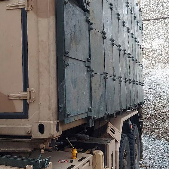 захисні панцирі для ЗРК Patriot