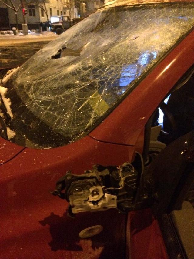 нападение автомайдан