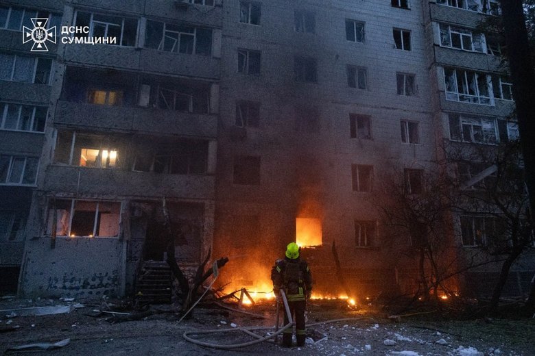 Суми після обстрілу