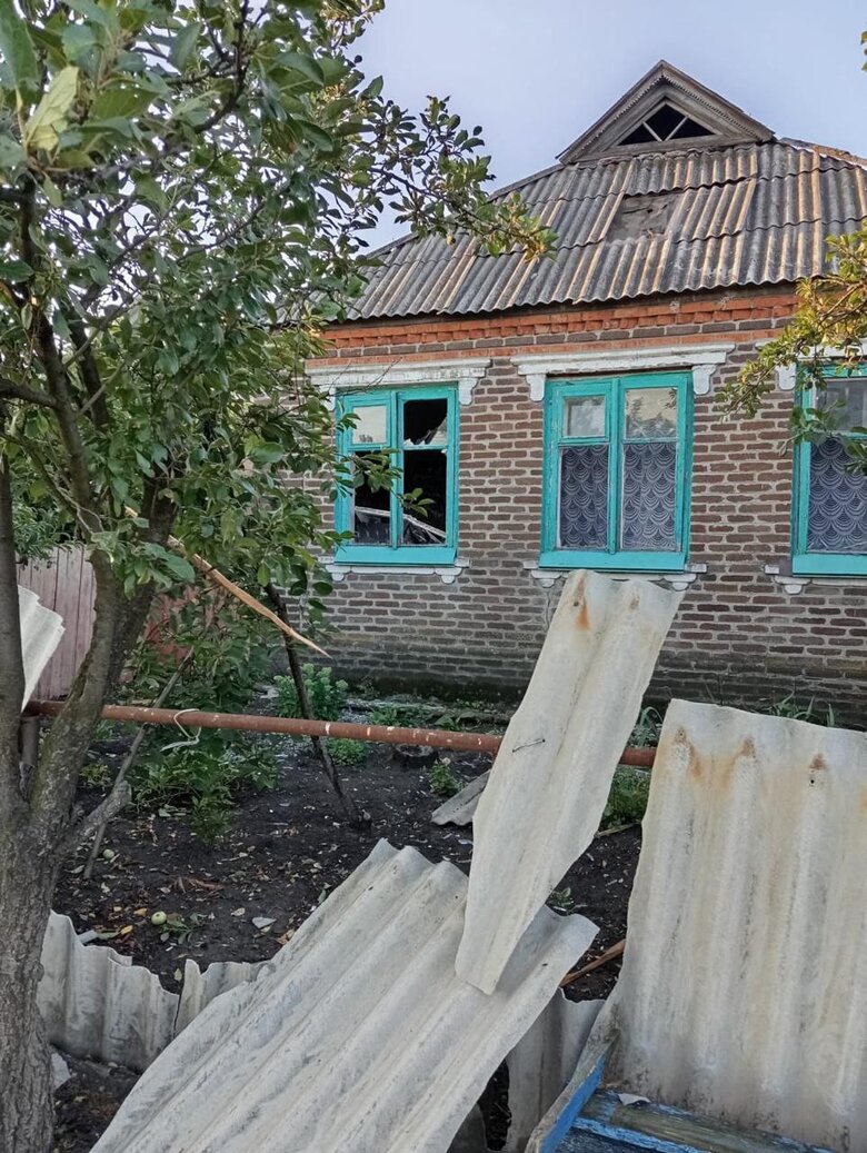Consequences of the shelling of Donetsk region