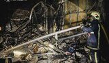 Пожары в Харьковской области в результате обстрелов
