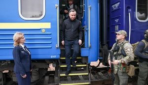 Presidents of Poland, Lithuania, Latvia and Estonia arrived in Kyiv. PHOTOS