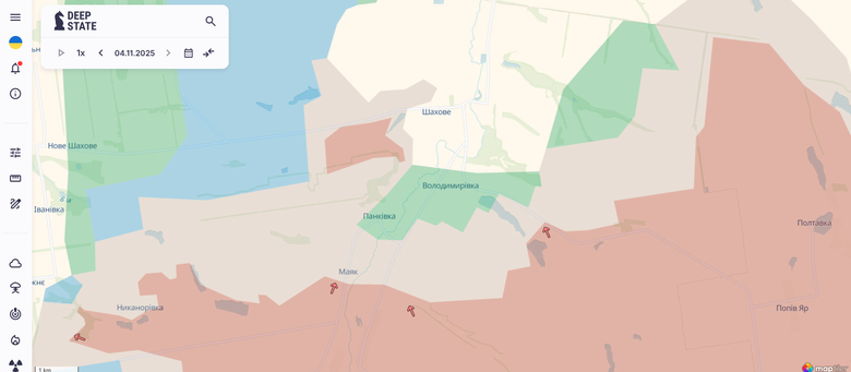 Володимирівка карта