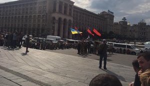 Farewell ceremony for two perished Right Sector fighters took place in Kyiv. PHOTOS