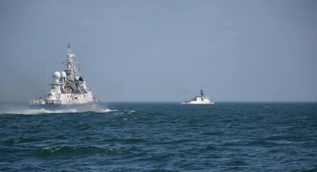 Корабель Берегової охорони США Hamilton залишив Україну 02 Корабель Берегової охорони США Hamilton залишив Україну 02