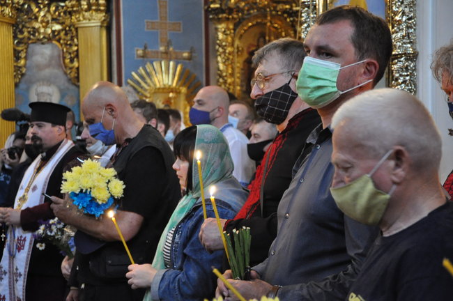 С умершим ветераном ОУН-УПА и дивизии Галичина Орестом Васкулом простились в Киеве 06