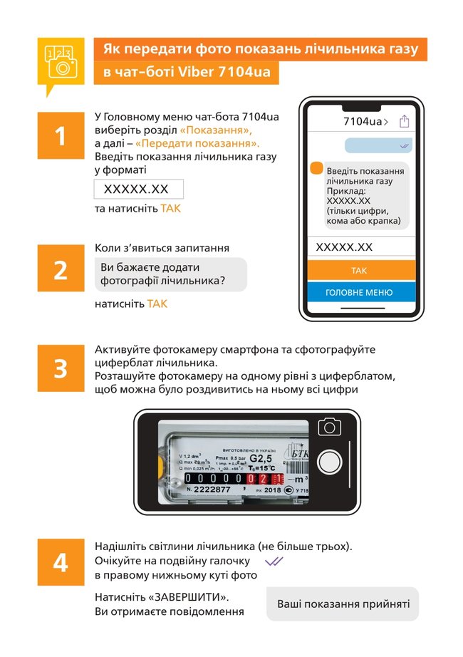 52 тысячи жителей Черниговской области используют Viber-бот для расчетов за газ 01