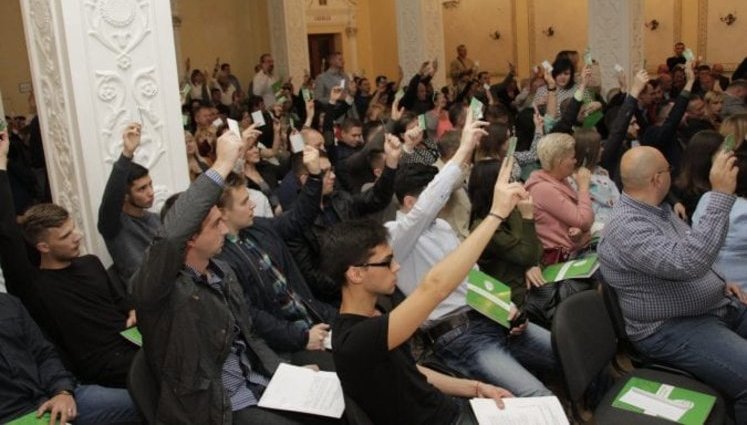 "УКРОП" у Дніпропетровській області не підтримав нардепа Шевченка на посаду кандидата в президенти України. ФОТОрепортаж