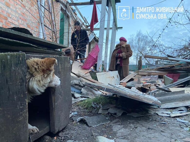 Рашисты обстреляли Ворожбянскую громаду на Сумщине 06