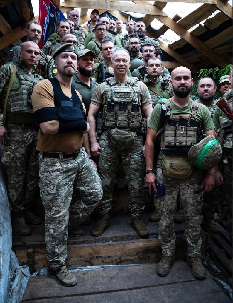 Сирський відвідав Покровський напрямок