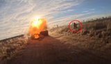 безпілотник влучає у багі окупантів