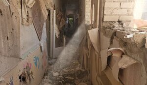 Consequences of RF strike on Hlukhiv in Sumy region: educational institutions, houses are damaged, woman is wounded. PHOTOS