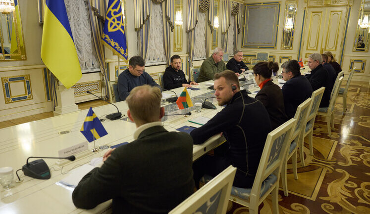 Zelensky met with Foreign Ministers of seven North European countries. PHOTOS