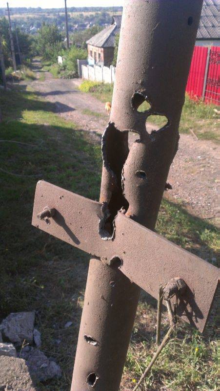 обстрел авдеевка