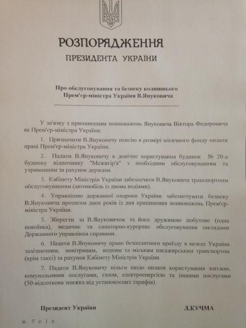межигорье кучма