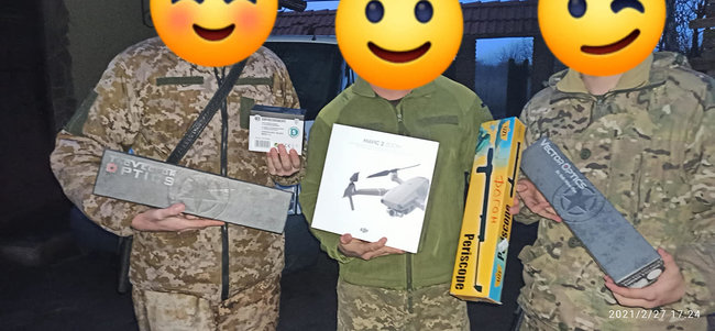 Українським воїнам у зоні ООС передали три квадрокоптери: дякуємо всім, хто не втомився від війни, - волонтерка Толмачова 04