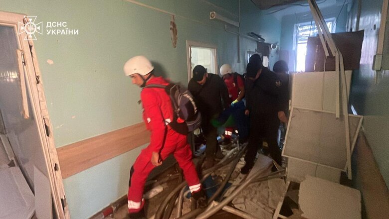 лікарня в Сумах після удару Шахедів