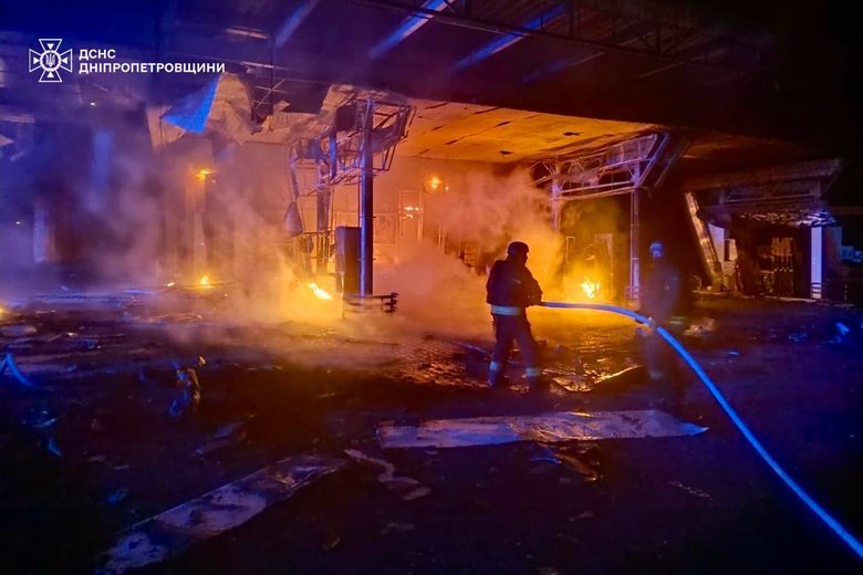 удар по азс на дніпропетровщині