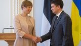 Разумков и президент Эстонии Кальюлайд обсудили реформы в Украине. ФОТО