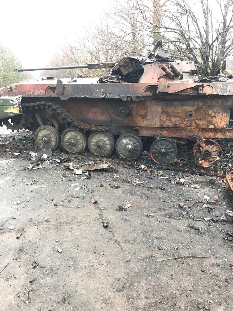 Resistance forces liberated village of Shestovitsya near Chernihiv 02